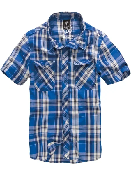 Brandit Košile Roadstar modrá bílá