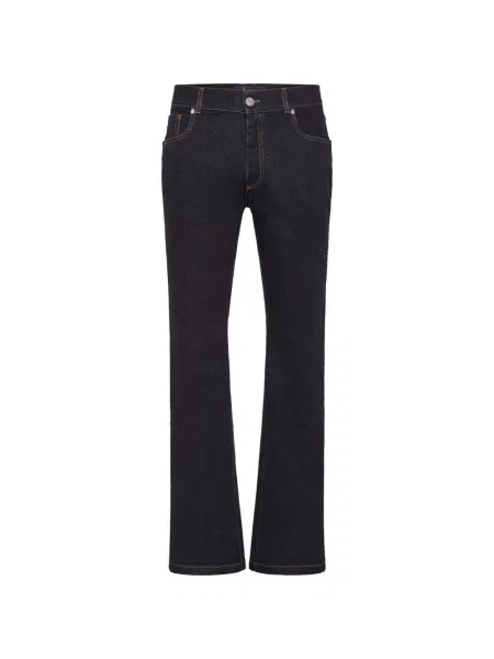 Blugi Billionaire cu broderie albastru