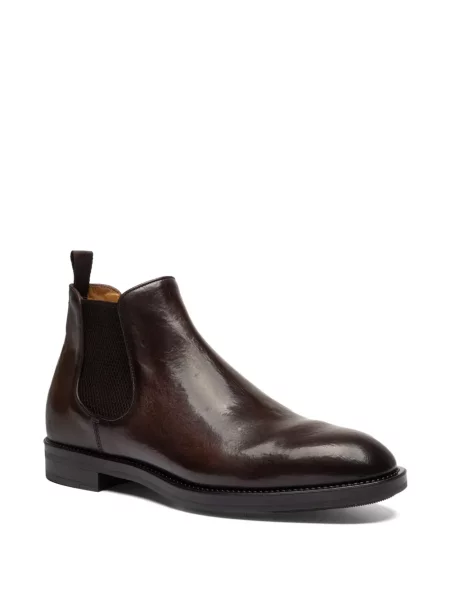 Botine chelsea Officine Creative din piele maro