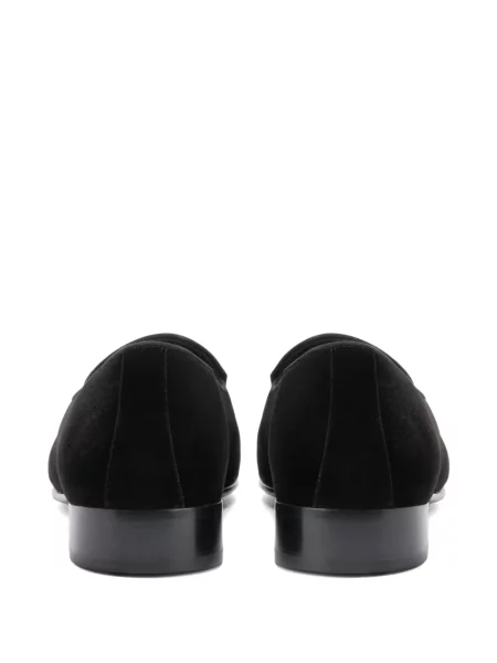 Кадифени лоуфъри Giuseppe Zanotti с автограф черно
