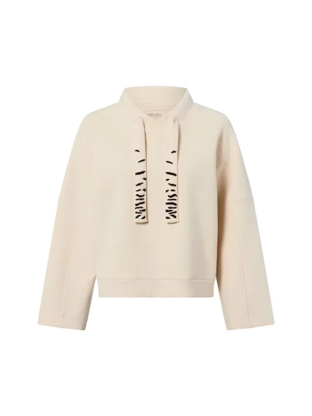 Marc Cain Bluza Kobiety jednolity 36 beżowy