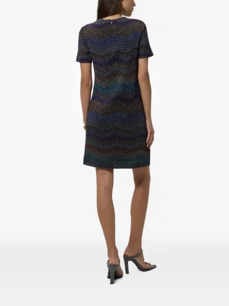 Scurt rochie mini Missoni albastru