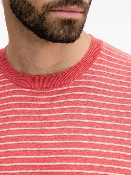Tricou Benetton cu dungi roșu