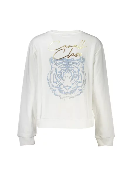 Bluza Cavalli Class elegancka biała