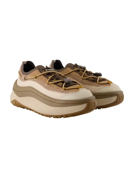 Sneakersy Moon Boot skórzane brązowe