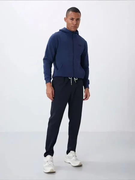 Tommy Life Sportske hlače mornarsko plava