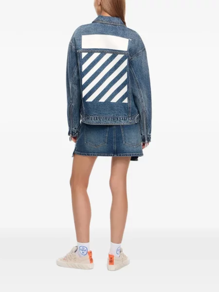 Geacă de blugi L/ab C/o Off-white alb