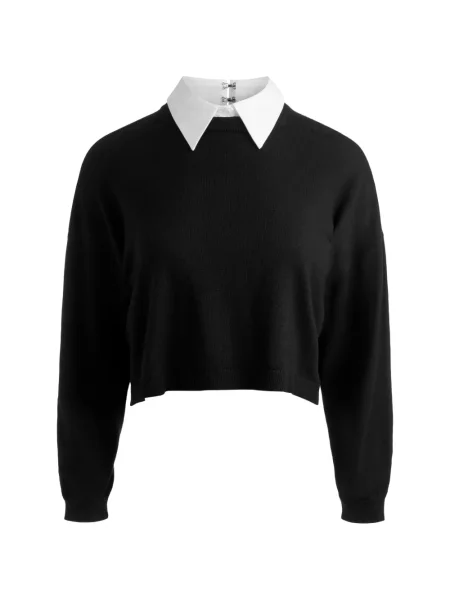 Gulerat pulover Alice + Olivia negru