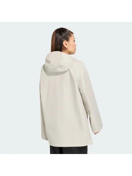 PARKA PRZECIWDESZCZOWA ESSENTIALS beżowa