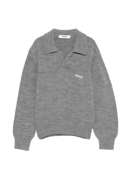 Sweter dziecięcy Msgm szary