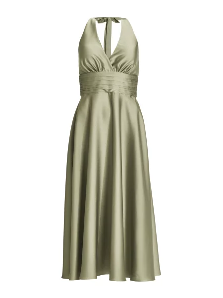 SWING Společenské šaty khaki