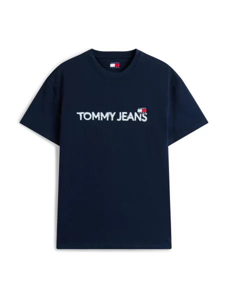 Tommy Jeans Majica mornarska bela