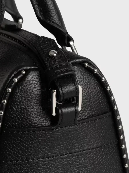 Шкіряна сумка Zadig&voltaire чорна