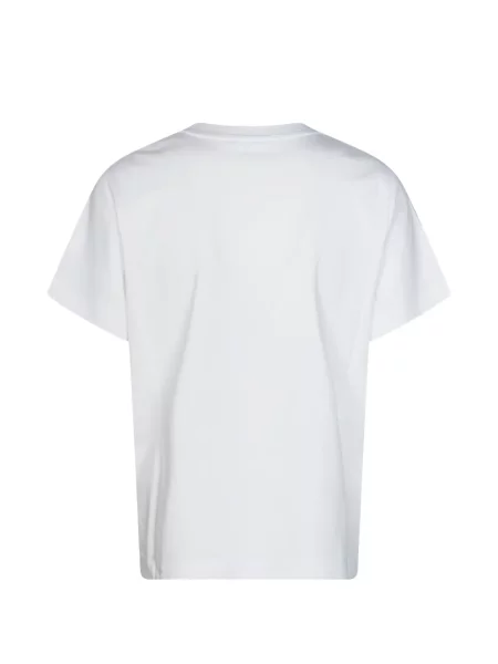 Tricou Moncler cu broderie alb