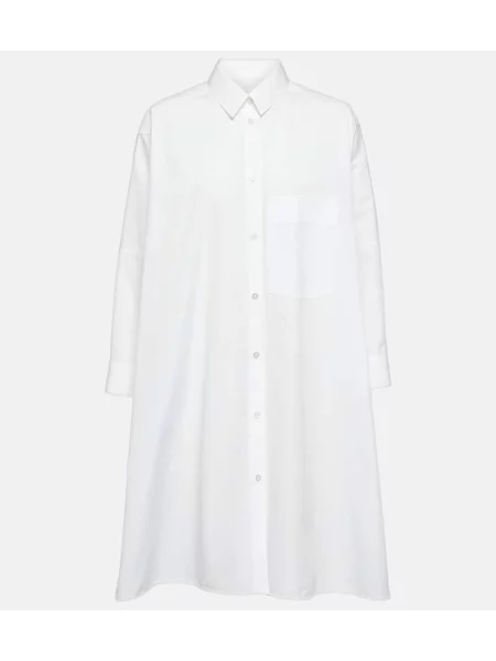 Cămașă Jil Sander din poplin alb