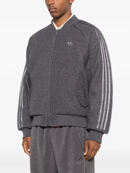 Hanorac Adidas din velur alb