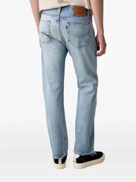 Decupat pantaloni scurți din denim Levi's® zdrențuiți cu talie înaltă albastru
