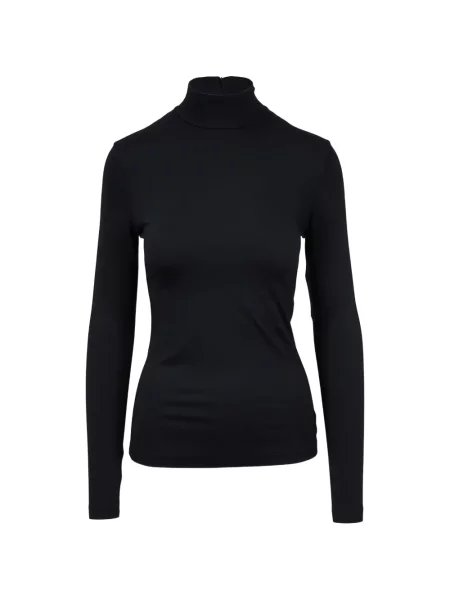 Lung top Akris Punto negru