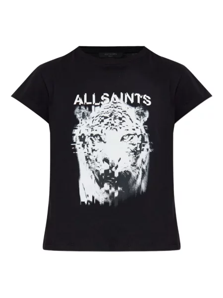 Grafic top Allsaints cu imagine negru