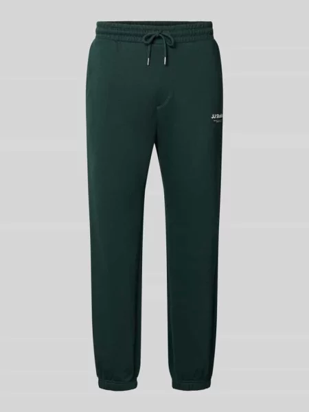 Spodnie dresowe o kroju straight fit z mieszanki bawełny model Kane' Jack & Jones