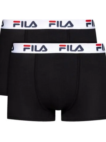 Fila priliehavé boxerky s bavlnou čierna