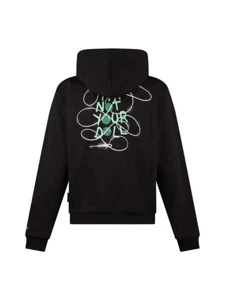 Bluza z kapturem Phobia Archive z nadrukiem czarna