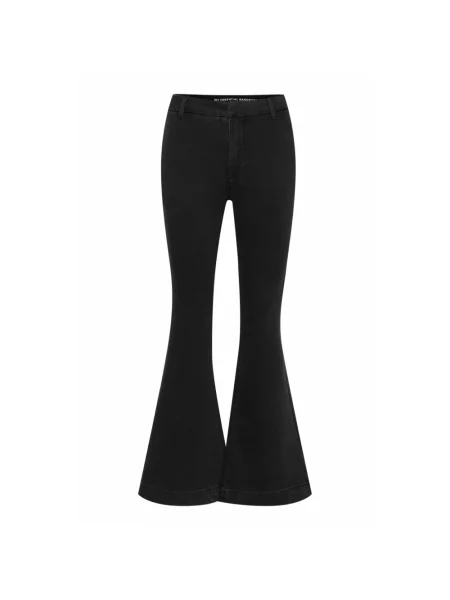 Jeansy My Essential Wardrobe z wysoką talią czarne