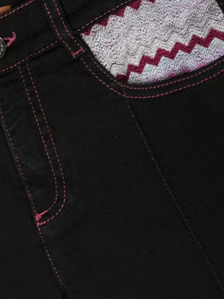 Jeansy skinny dziecięce Missoni czarne