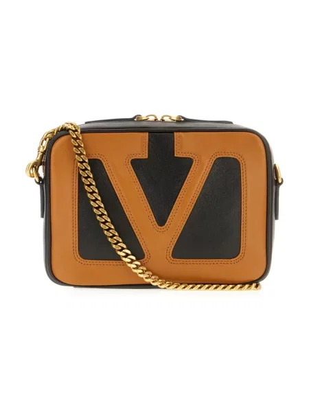 Lniana torba crossbody Valentino Garavani
