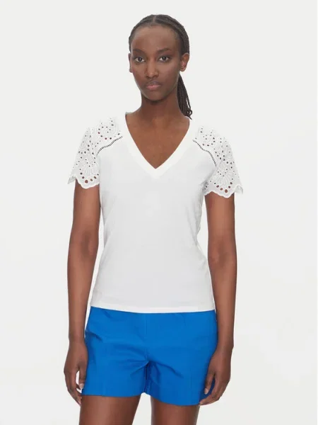 Morgan tricou din DMATY alb