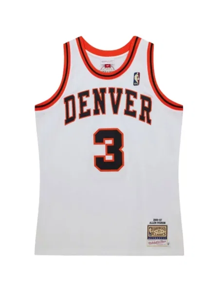 Cămașă Mitchell & Ness din jerseu alb