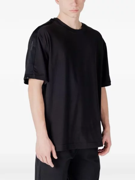 Tricou Calvin Klein cu autograf negru