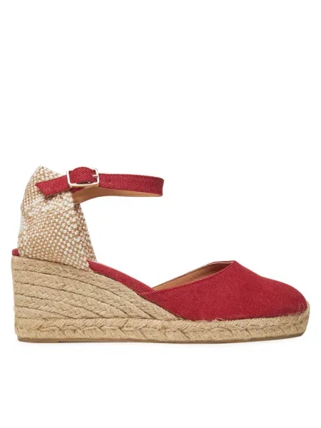 Espadryle NA Koturnie 7 CM Castañer czerwone