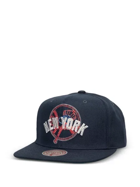 Șapcă Mitchell & Ness cu broderie albastru