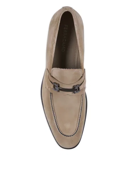 Pantofi loafer Ferragamo din piele de căprioară