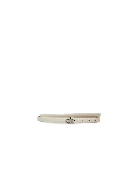 Calvin Klein Dámský Ck Buckle Skinny Belt bílá