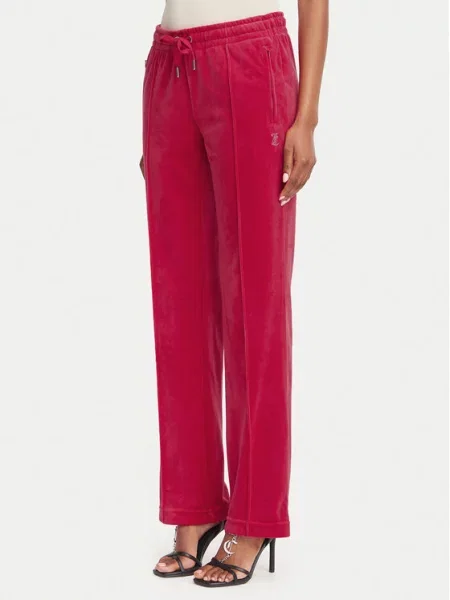 Juicy Couture Spodnji del trenirke Tina rdeča