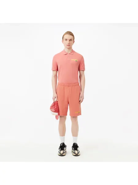 Lacoste Szorty Lacoste różowe