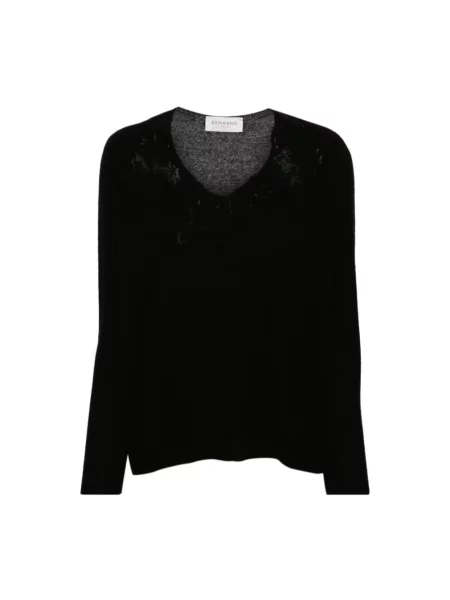 Sweter Ermanno Scervino wełniany czarny
