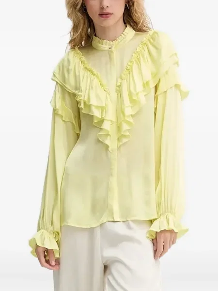 Bluză Bruuns Bazaar galben