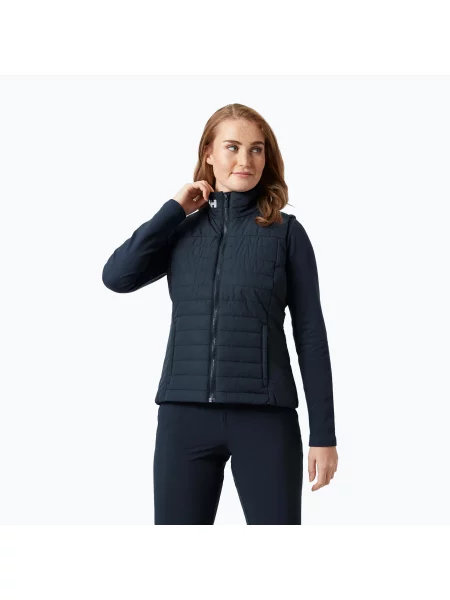 Helly Hansen tričko bez rukávů Crew Insulator navy blue modré