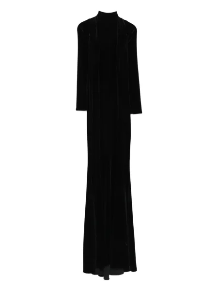 Rochie maxi Roserry lungă de costum negru