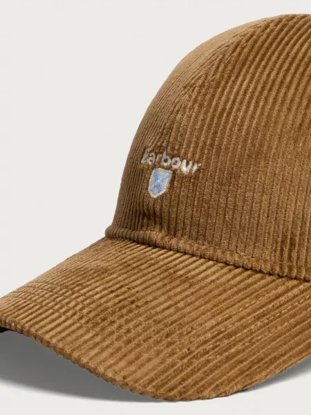 Czapka z daszkiem Barbour beżowa