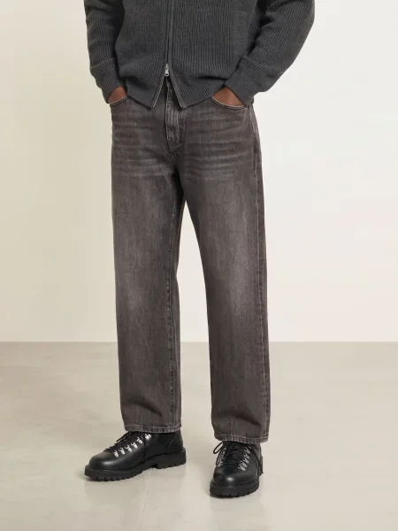 Goldgarn Denim Jeansy Waldpark O Luźnym Kroju schwarz