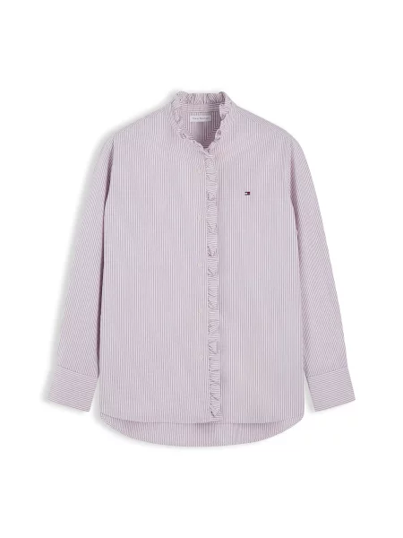 TOMMY HILFIGER Bluză ciclam alb