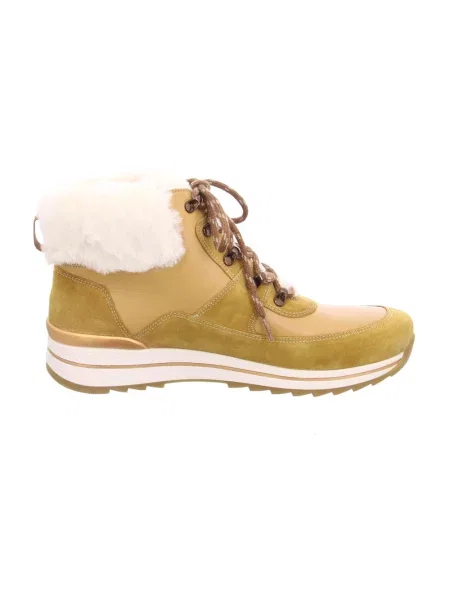 Buty do kostki Ara skórzane brązowe