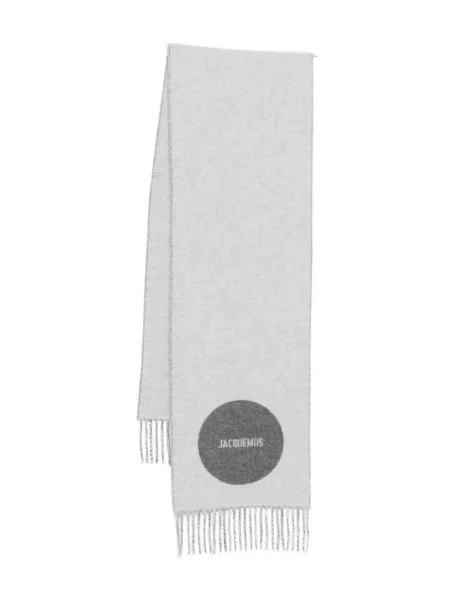 Fular Jacquemus de lână gri