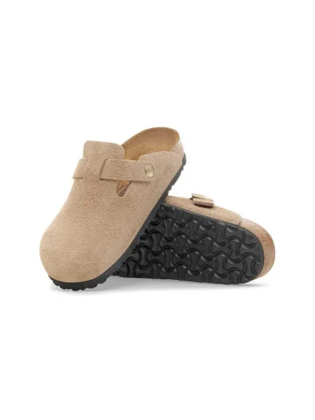 Sneakers Birkenstock Boston BS Suede Leather Sandcastle EUR 36 fekete