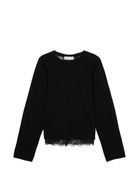 Pulover Blumarine din dantelă negru