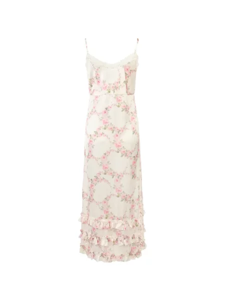 Rochie maxi Simone Rocha cu model floral cu imagine